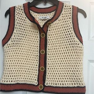 Crochet vest